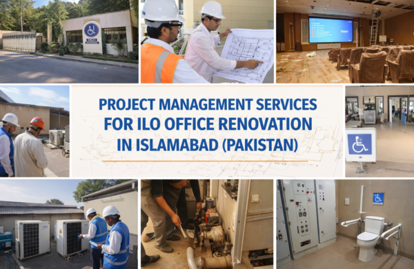 Project Management Services for ILO Office Renovation in design and site validation visuals