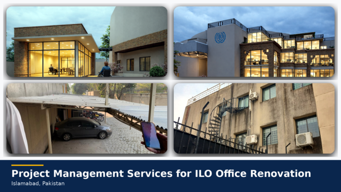 Project Management Services for ILO Office Renovation in design and site validation visuals