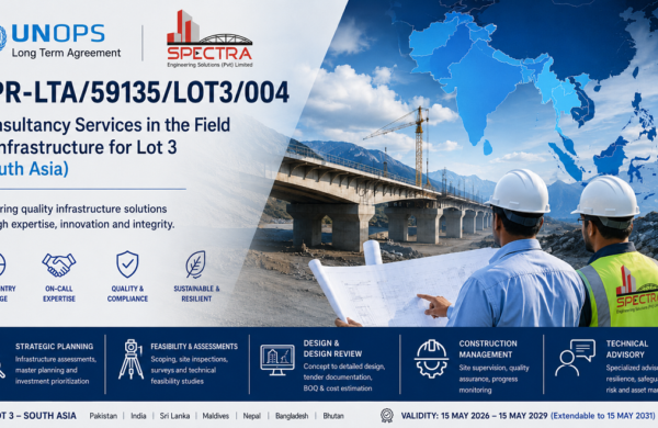 Press release- UNOPS LTA Lot 3 – Infrastructure Services (South Asia)